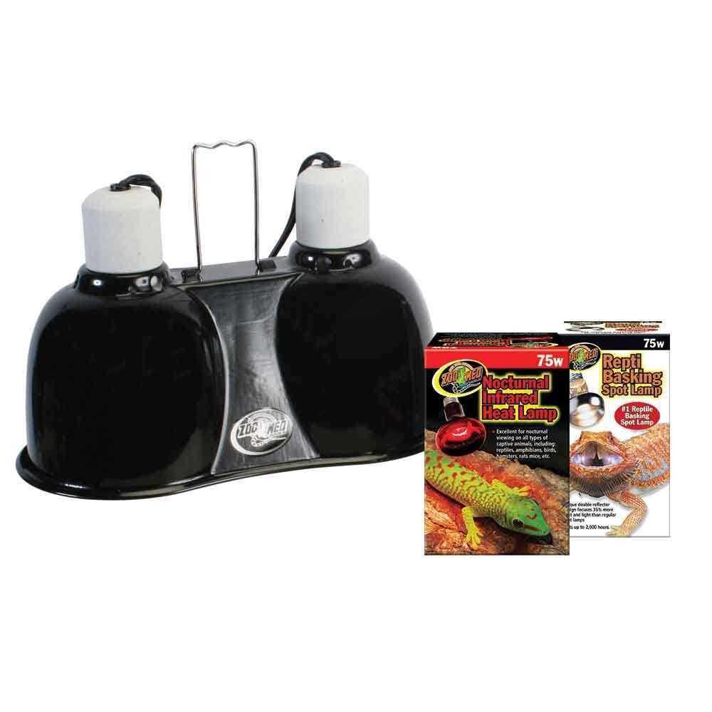 Alternative view of Zoo Med Day/Night Desert Lighting Kit