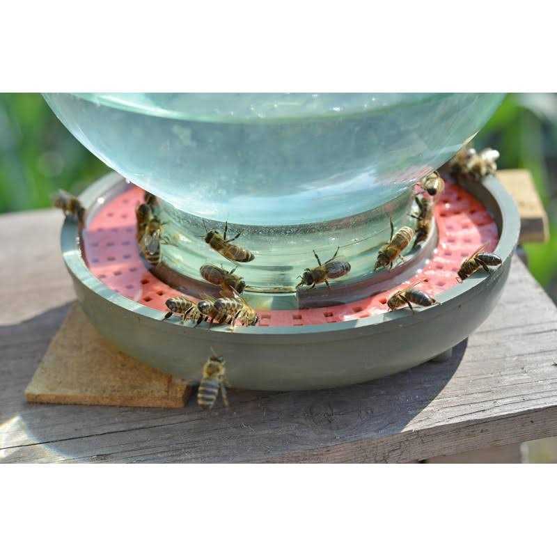 Alternative view of ZAVHOZ Bees Feeding Bowl Bee Feeder Hive Water Drinker Sugar Syrup Drinking Dispenser Tool Plastic Mesh Dish Beehive Apiary Accessory Beekeeping