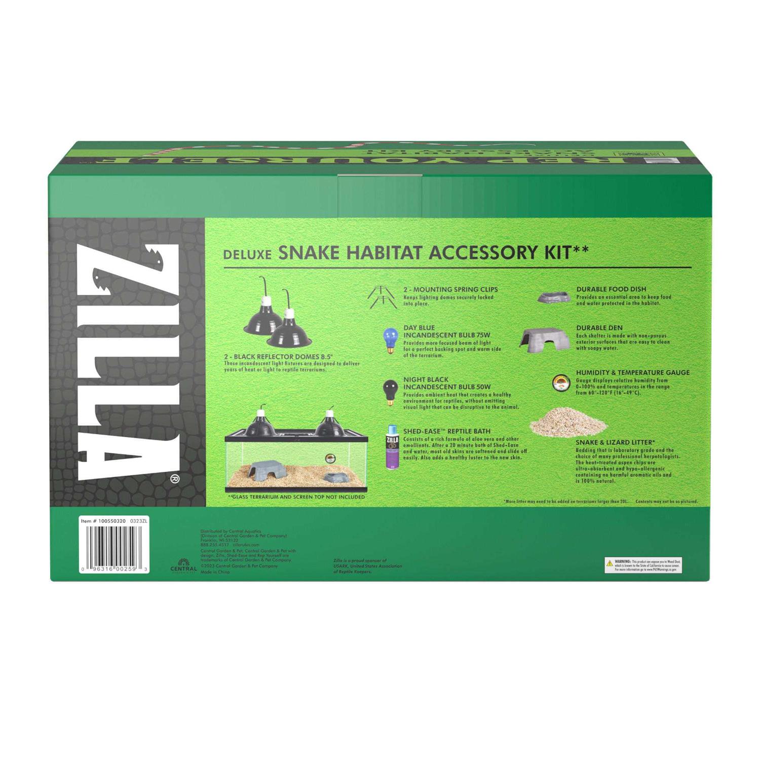 Alternative view of Zilla Snake Habitat Accessory Kit