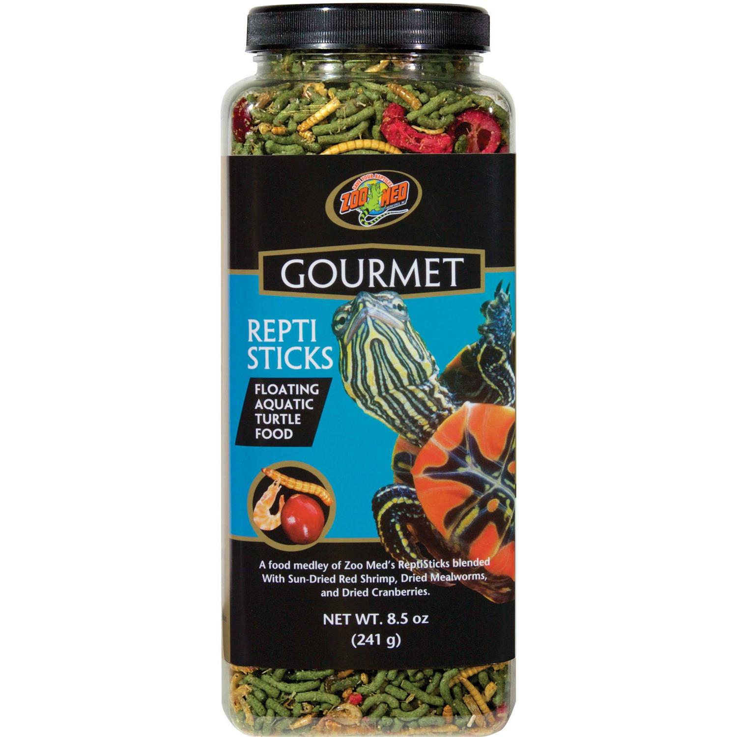 Zoo Med Gourmet Reptisticks Floating Aquatic Turtle Food