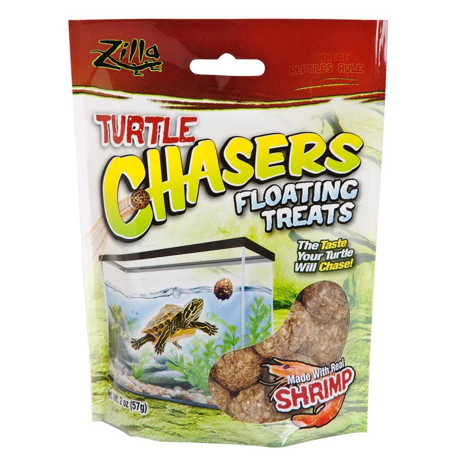 Alternative view of Zilla Chasers Floating Shrimp Turtle Treats