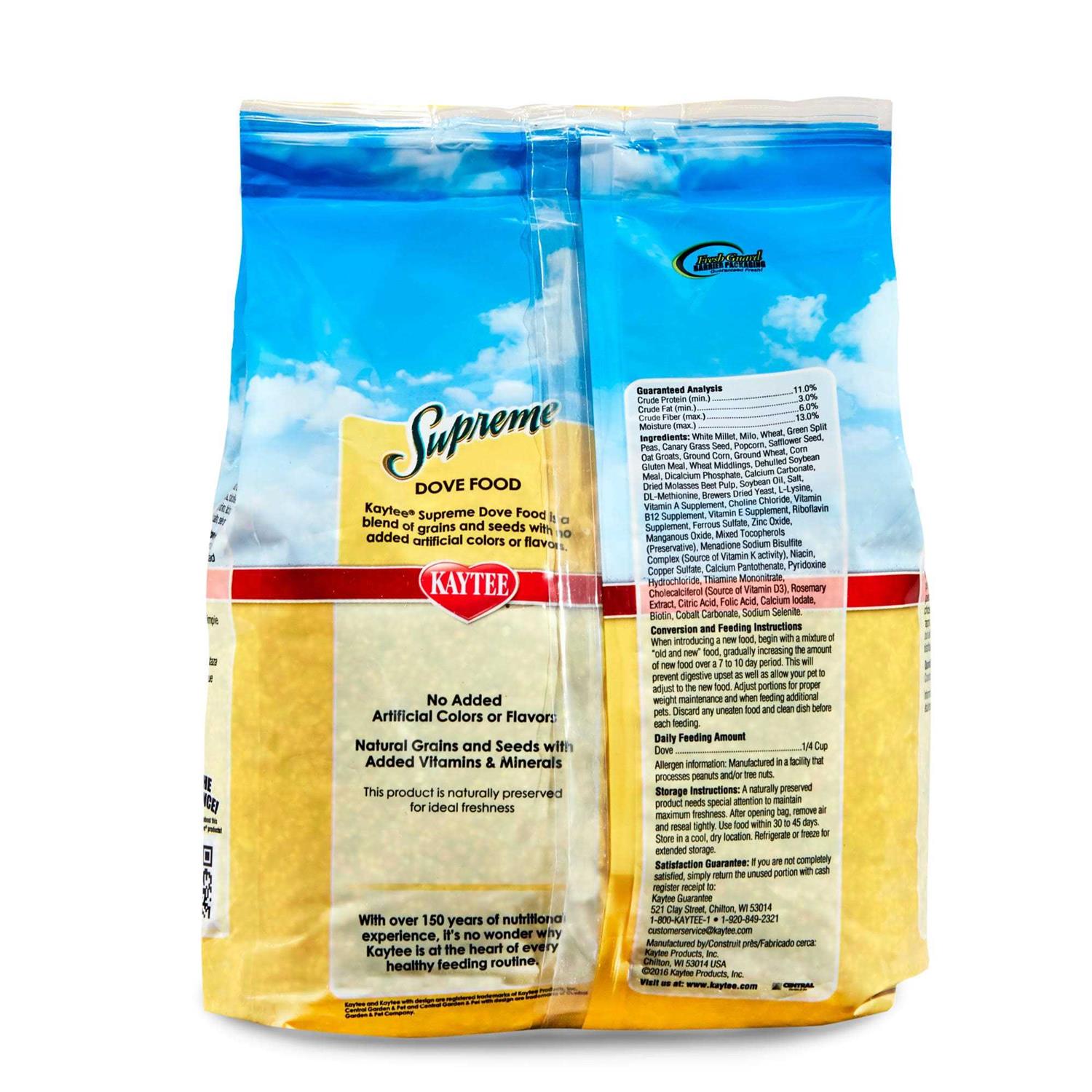 Alternative view of Kaytee Supreme Dove Food