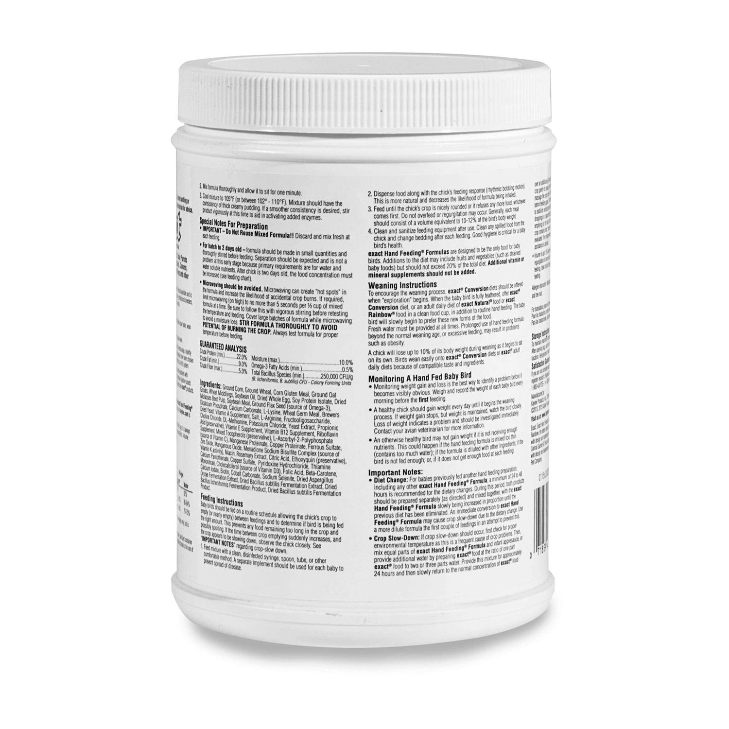 Alternative view of Kaytee Exact Hand Feeding Formula Baby
