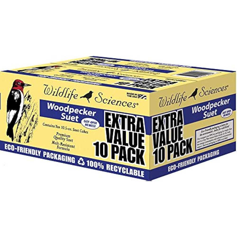 Alternative view of Woodpecker Suet Cake 10 Pack for Wild Birds