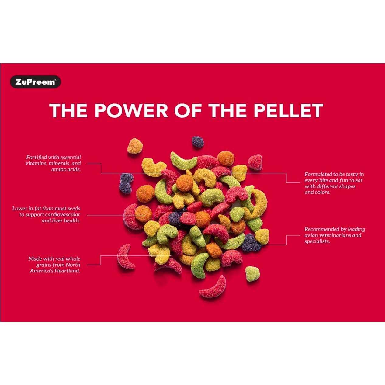 Alternative view of ZuPreem Smart Selects Bird Food for Medium Birds