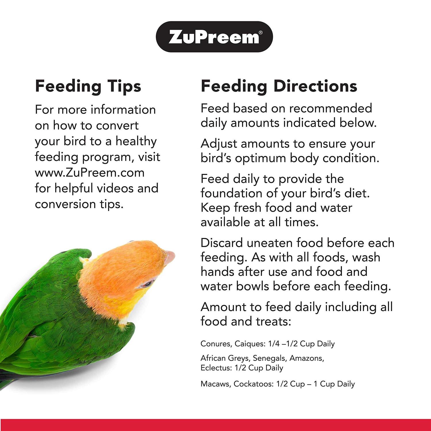 Alternative view of ZuPreem NutBlend Flavor Bird Food