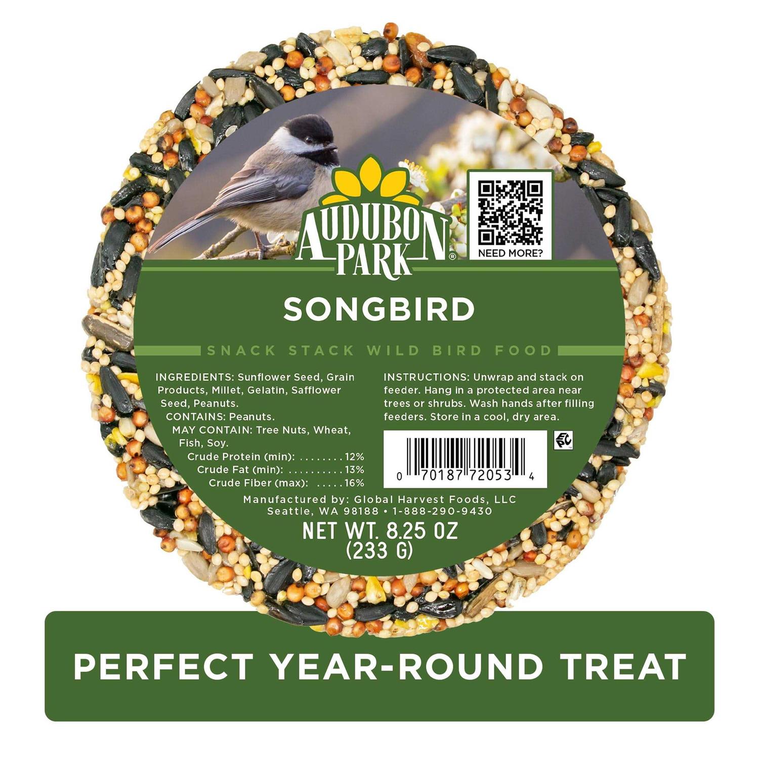 Audubon Park Songbird Snack Stack Wild Bird Food