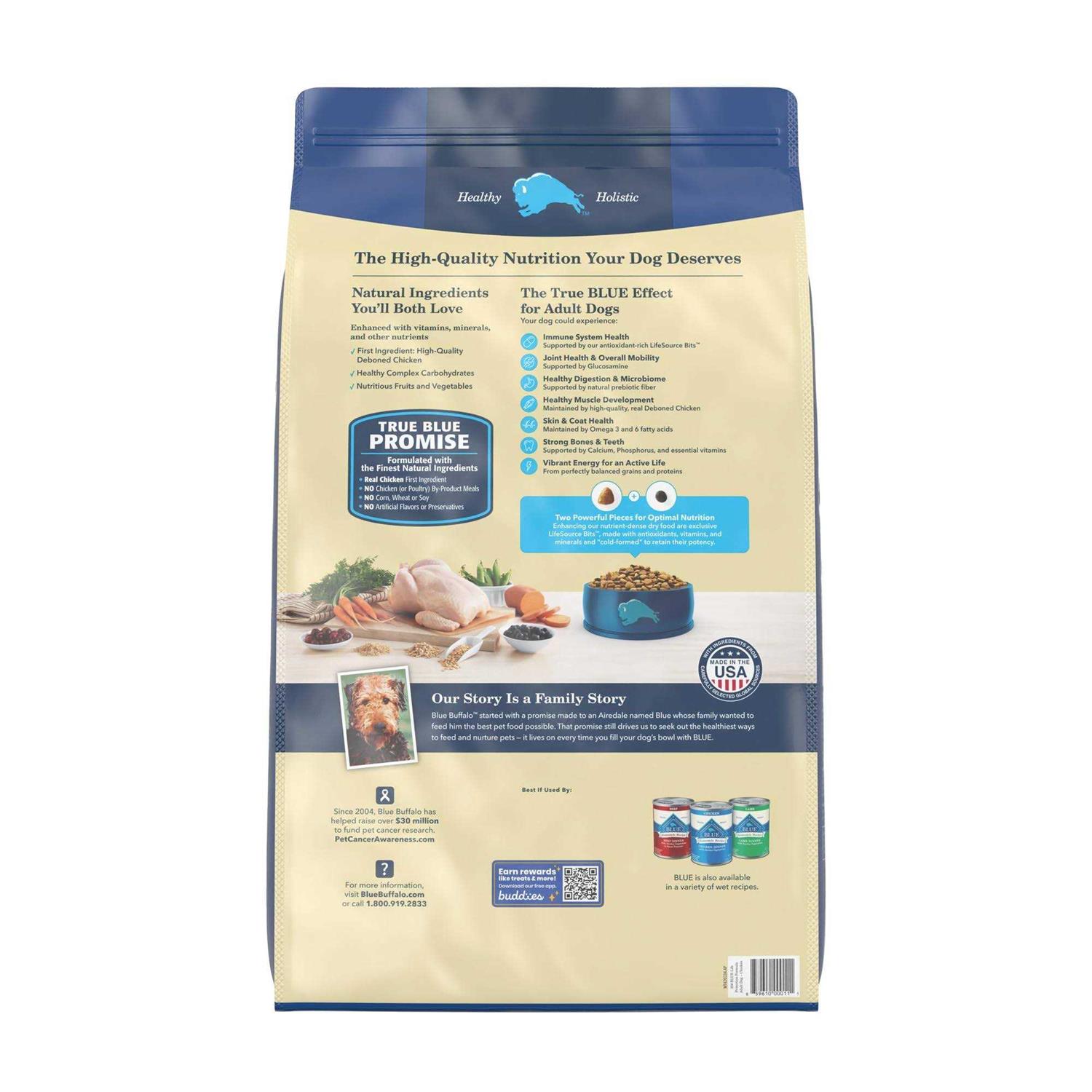 Alternative view of Blue Buffalo Life Protection Dry Adult Dog Food Chicken and Brown Rice
