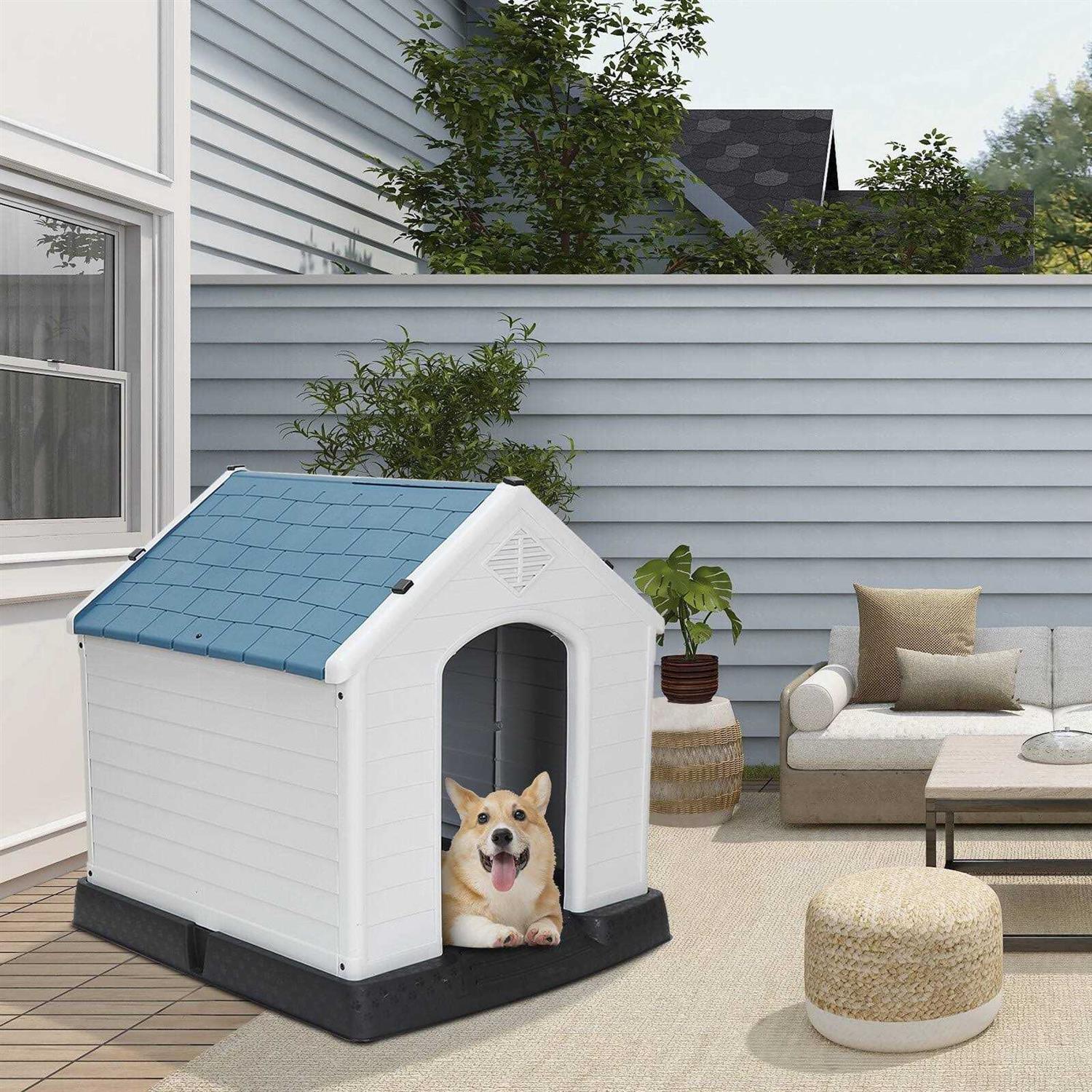 Alternative view of ZENSTYLE Large Dog House Insulated Waterproof Pet Kennel Shelter Indoor Outdoor