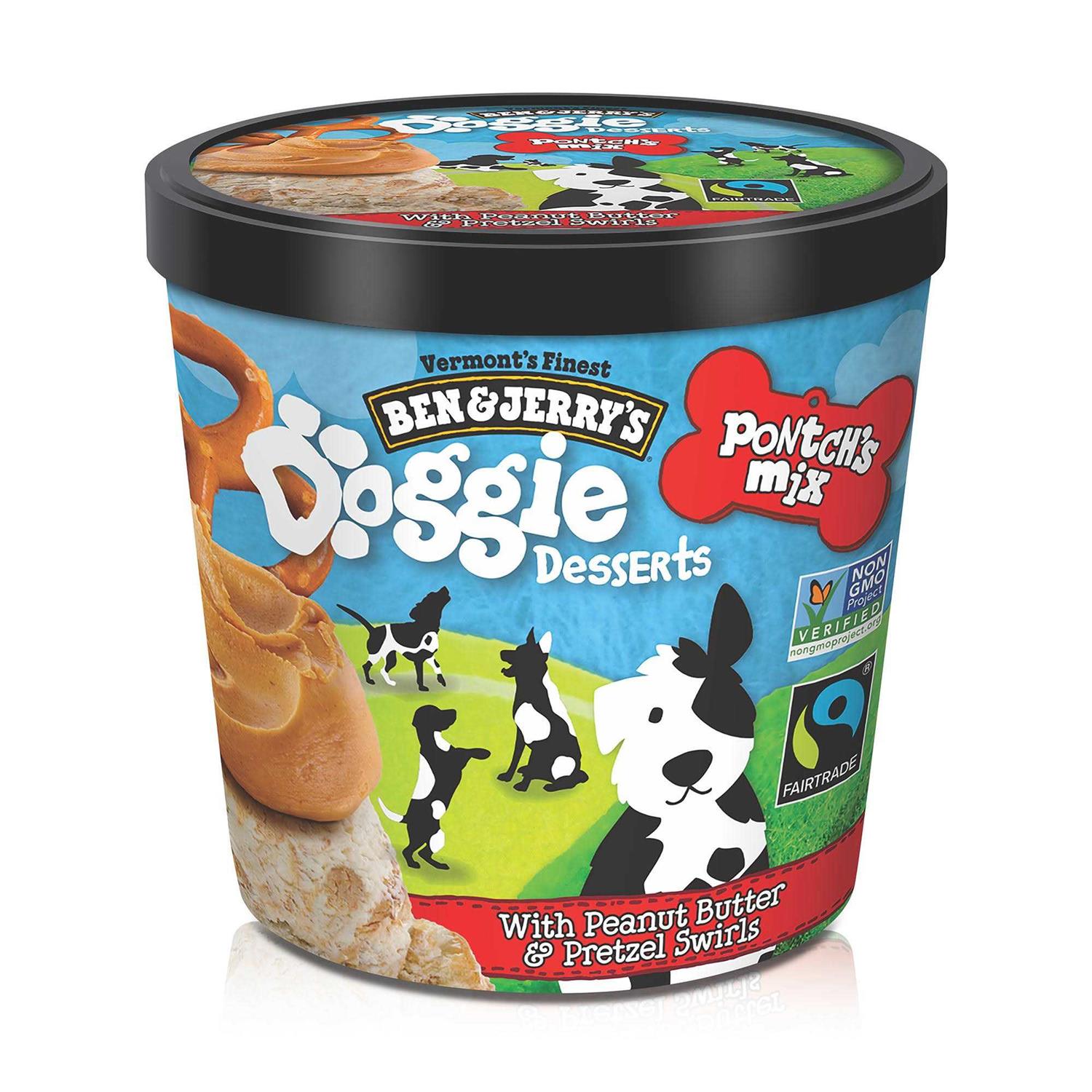 Ben & Jerry's Pontch's Mix Doggie Desserts Frozen Dog