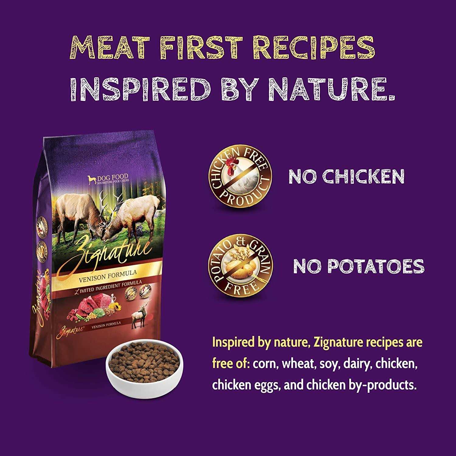 Alternative view of Zignature Limited Ingredient Venison Formula Dry Dog Food