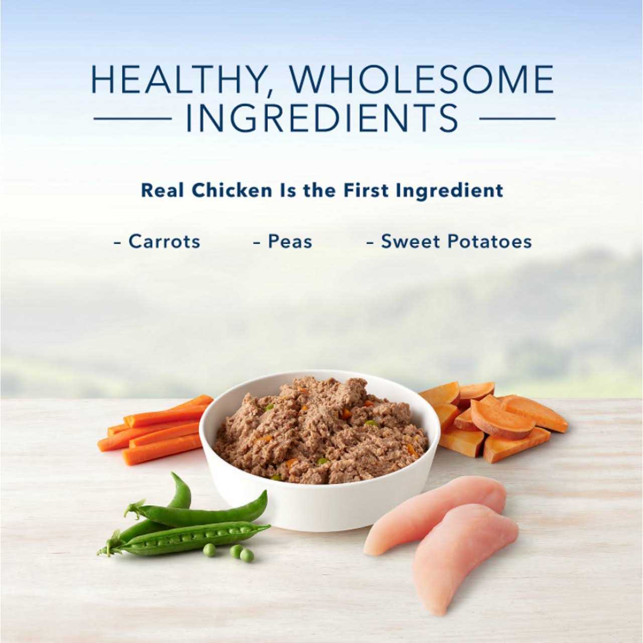 Alternative view of Blue Buffalo Homestyle Recipe Senior Dog Food Chicken Dinner