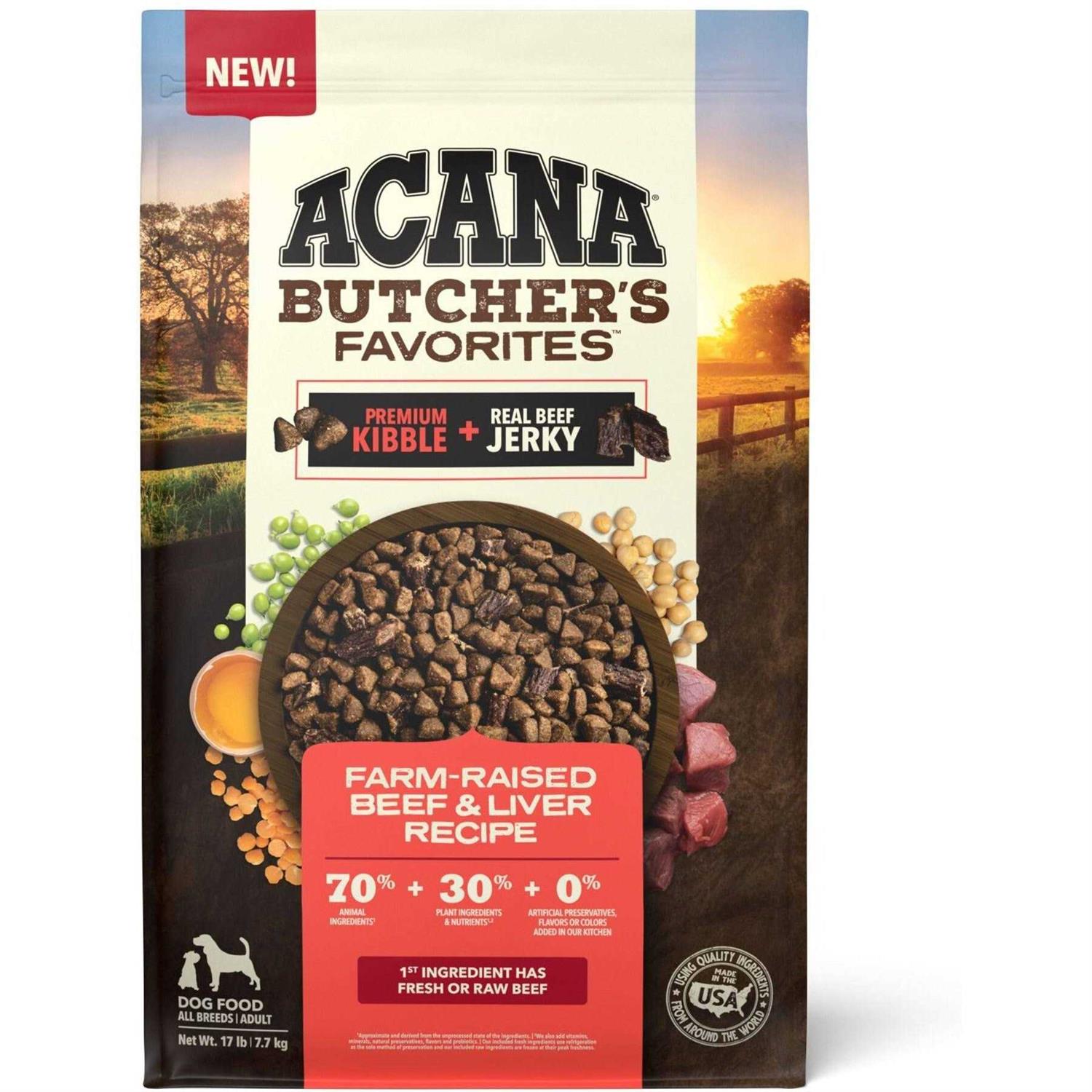 Acana Butcher's Favorites Liver Dry Dog Food
