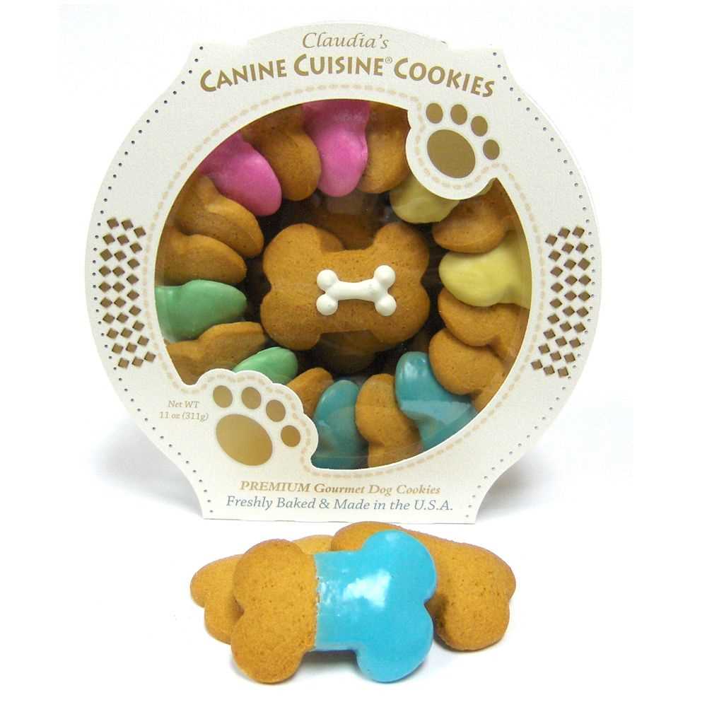 Claudia's Canine Bakery Carousel of Canine Party Bones Baked Dog Treats, 11-oz tub