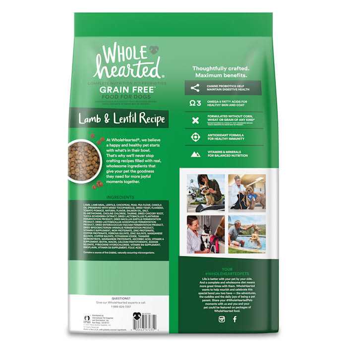 Alternative view of WholeHearted Grain Free All Life Stages Lamb and Lentil Formula Dry Dog Food