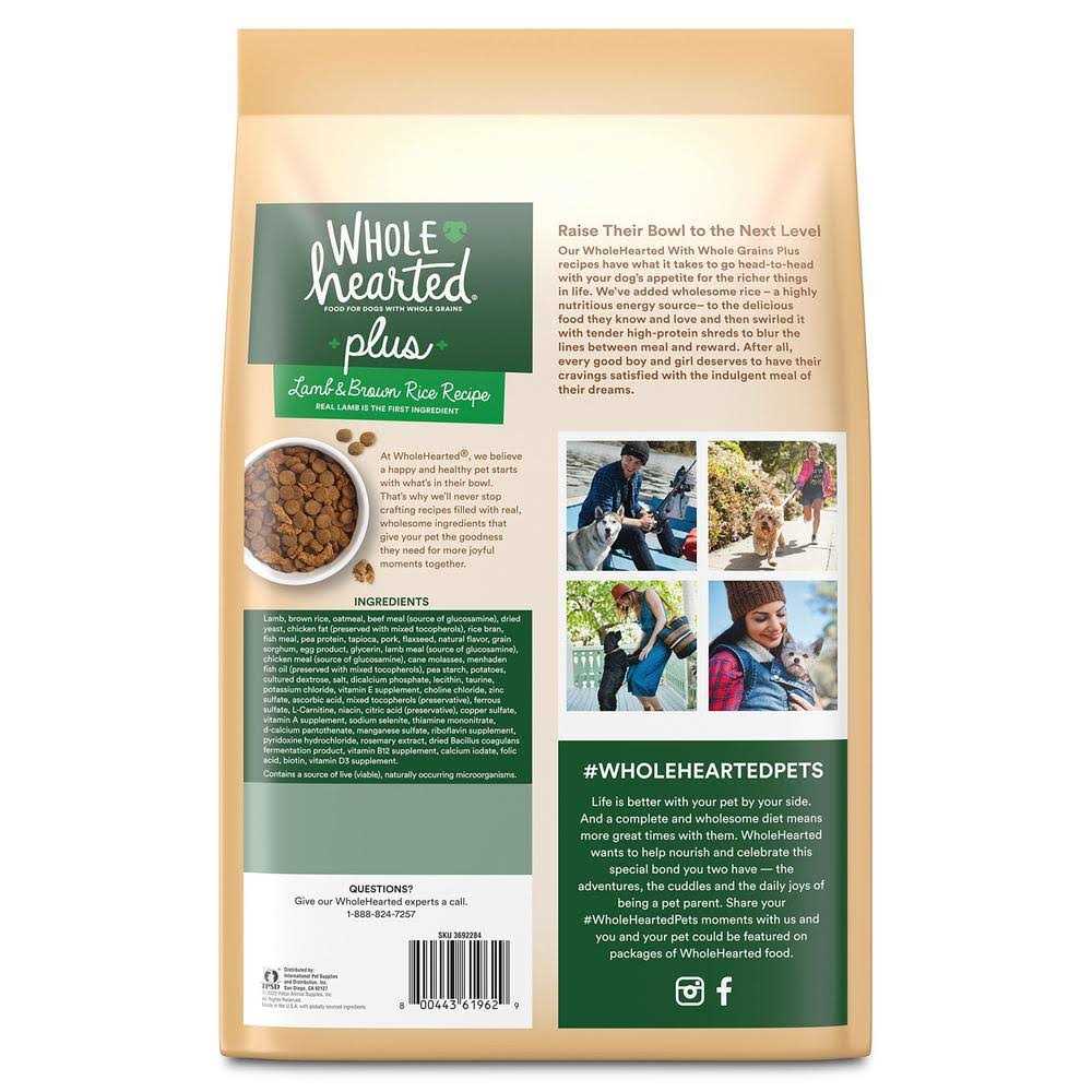 Alternative view of WholeHearted Plus Brown Rice Recipe with Whole Grains Dry Dog Food