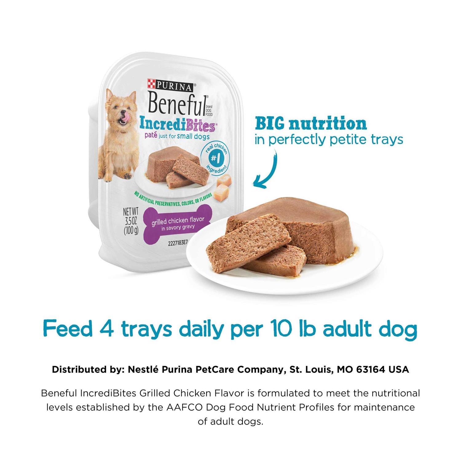 Alternative view of Beneful IncrediBites Pate Small Wet Dog Food
