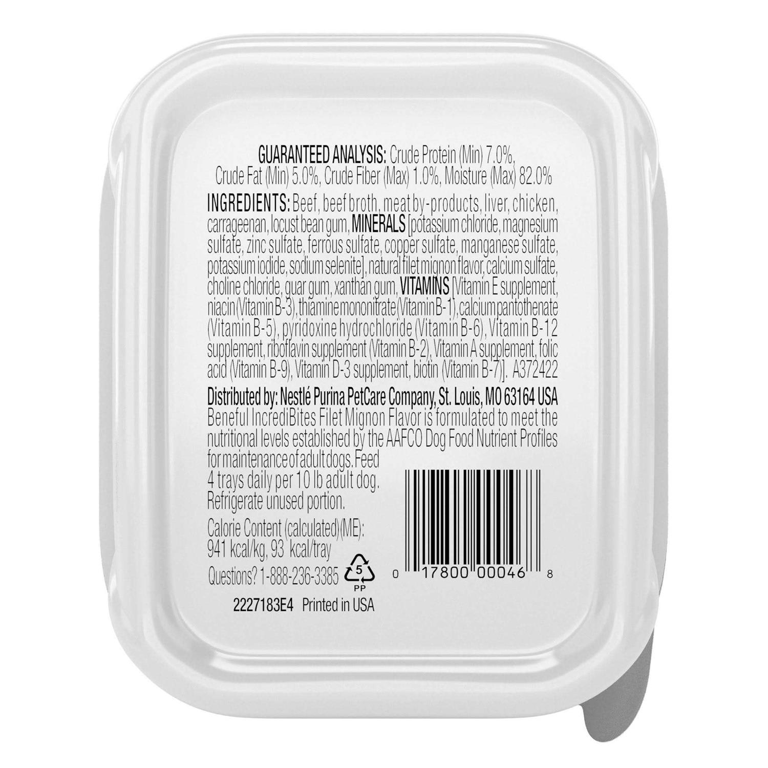 Alternative view of Beneful IncrediBites Pate Small Wet Dog Food