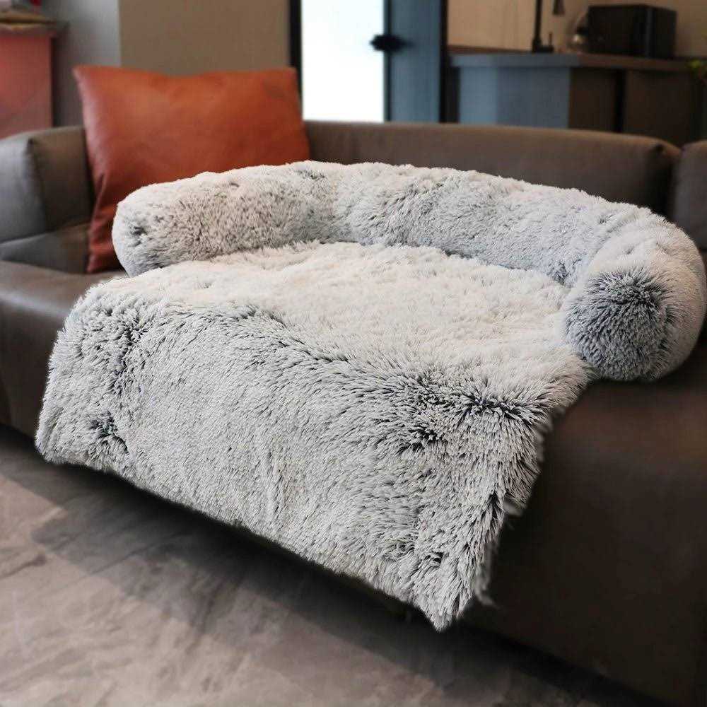 Tinaco Luxurious Calming Dogscats Bed Mats Washable Removable Couch Cover