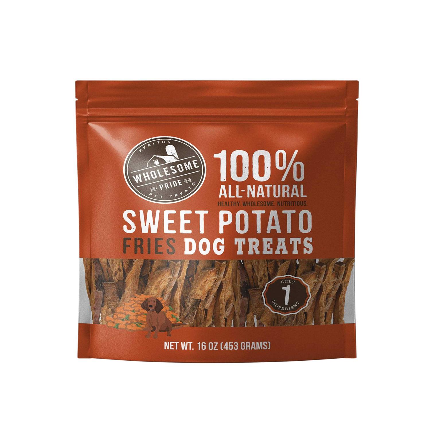 Wholesome Pride Sweet Potato Fries Dog Treats
