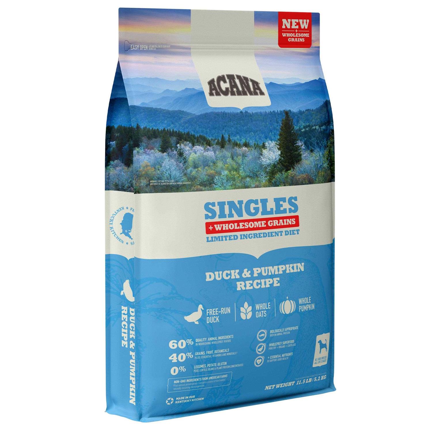 Acana Wholesome Grains Duck & Pumpkin Dry Dog Food