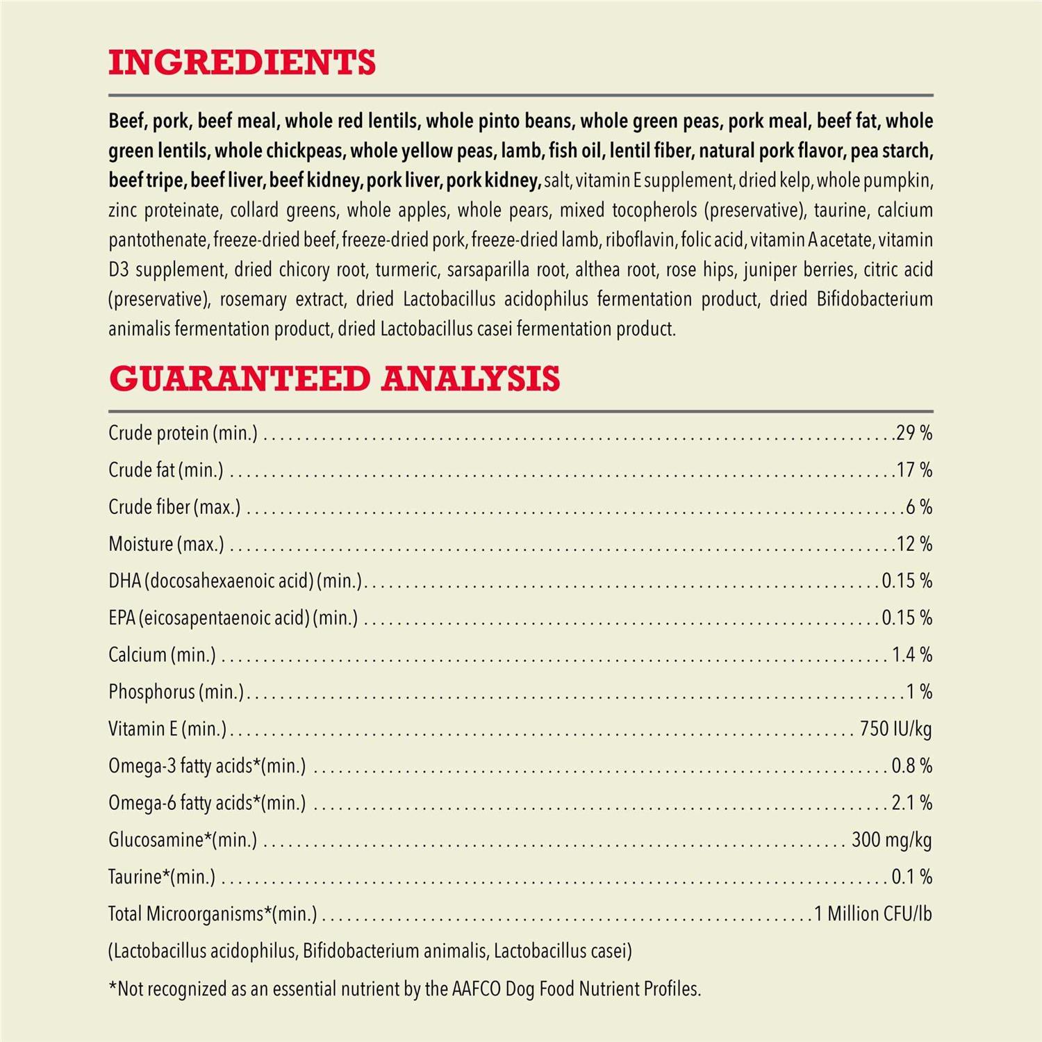 Alternative view of Acana Heritage Red Meat Dry Dog Food
