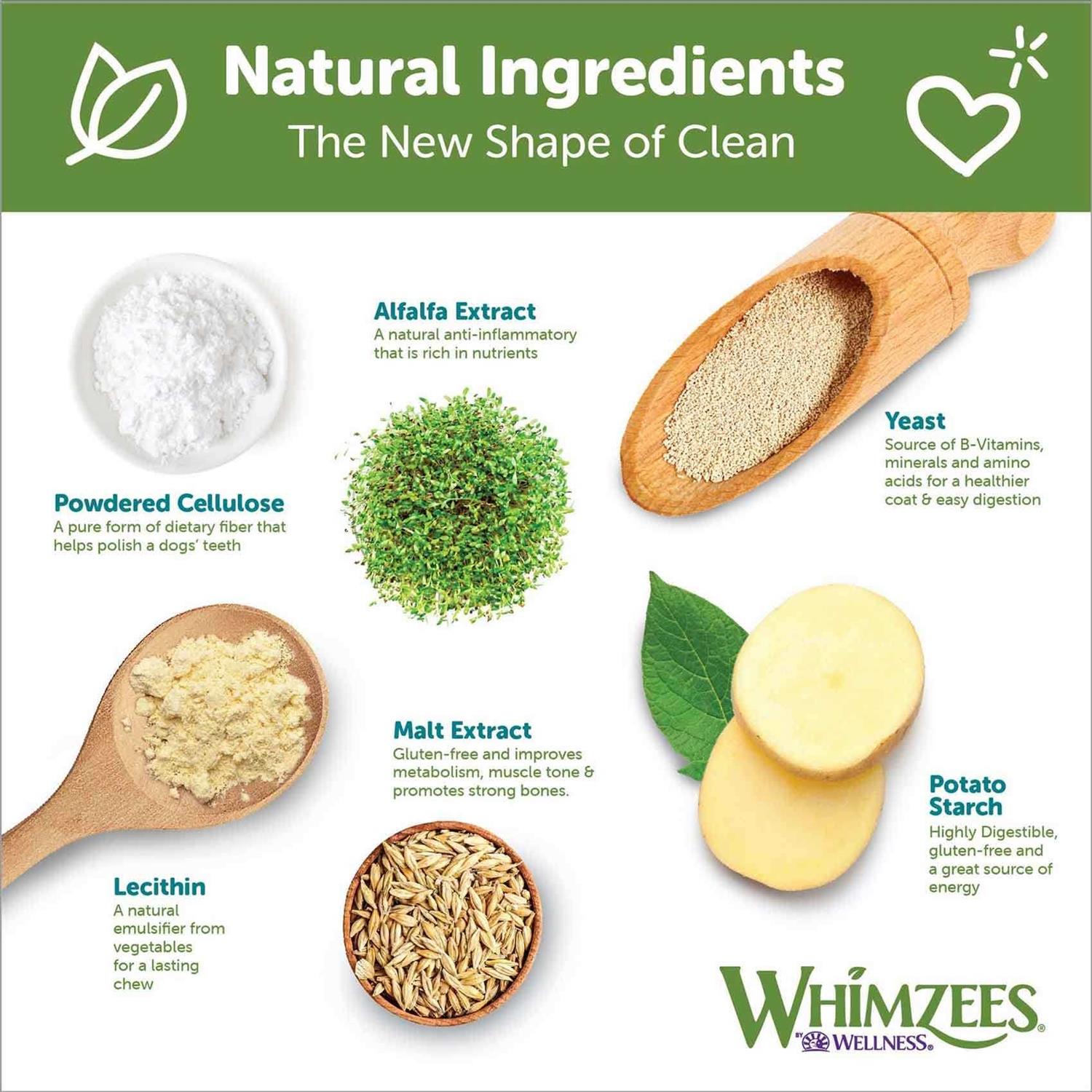 Alternative view of Whimzees Alligator Dental Dog Treats