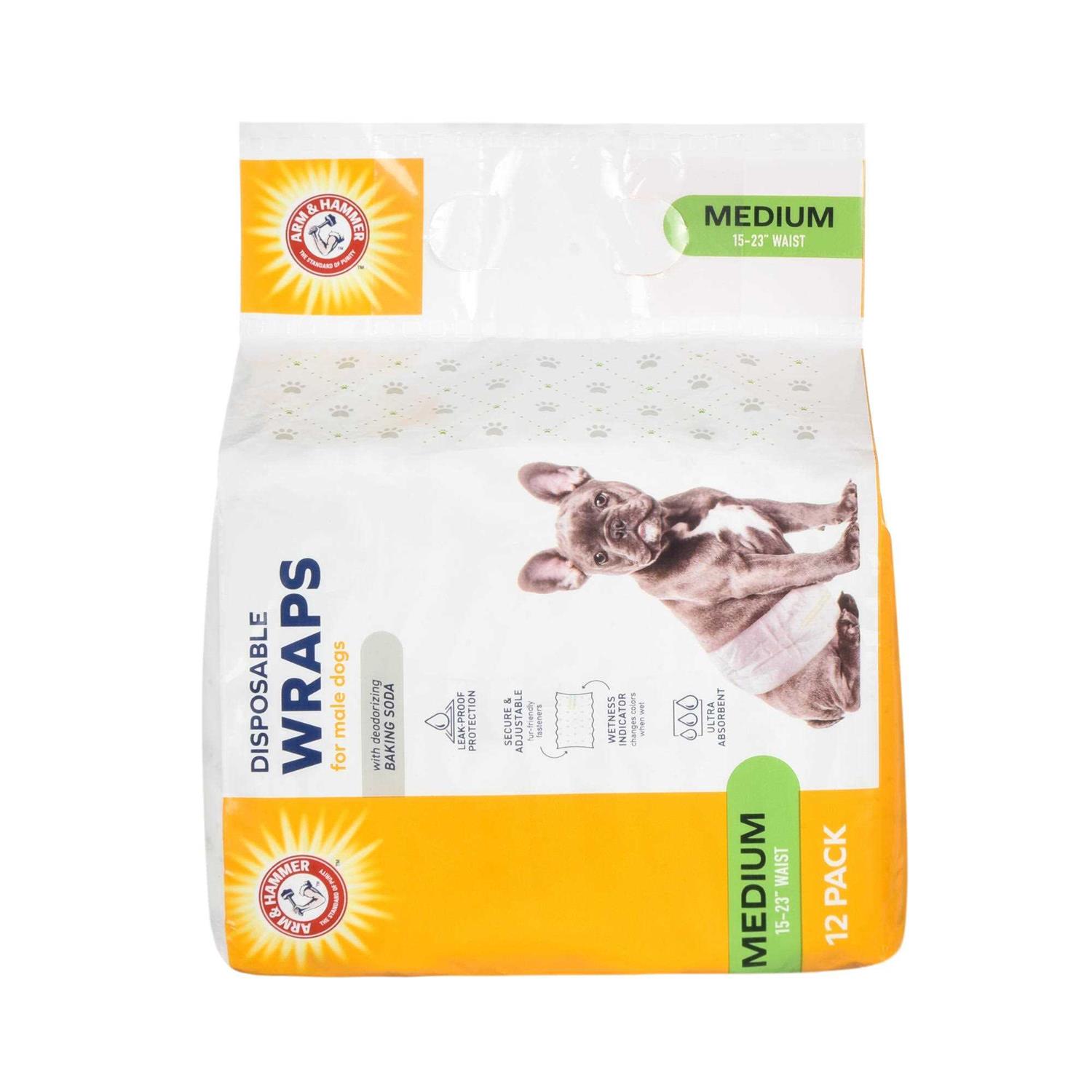 Alternative view of Arm & Hammer for Pets Male Dog Wraps 12