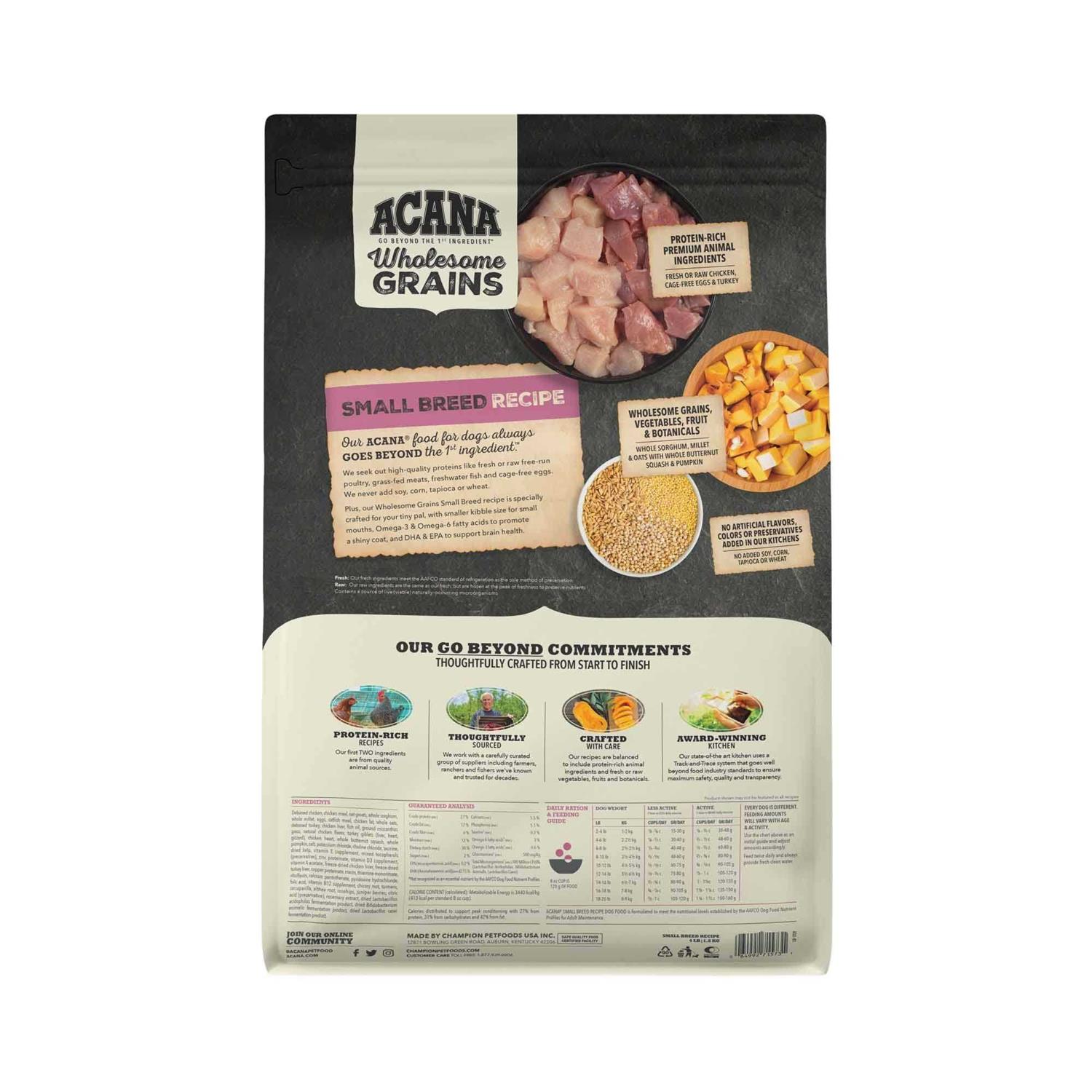 Alternative view of Acana Wholesome Grains Dry Dog Food Small Breed Recipe