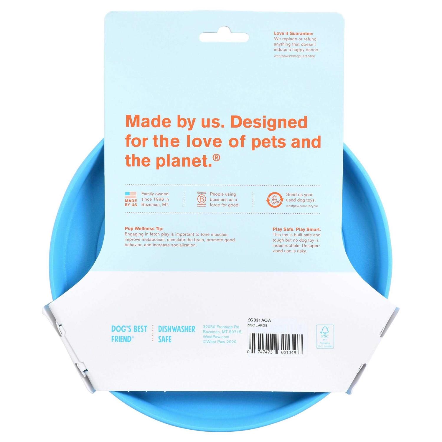 Alternative view of West Paw Zisc Dog Toy