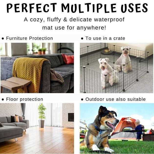 Alternative view of Allisandro anti-slip kennel pads waterproof dog bed