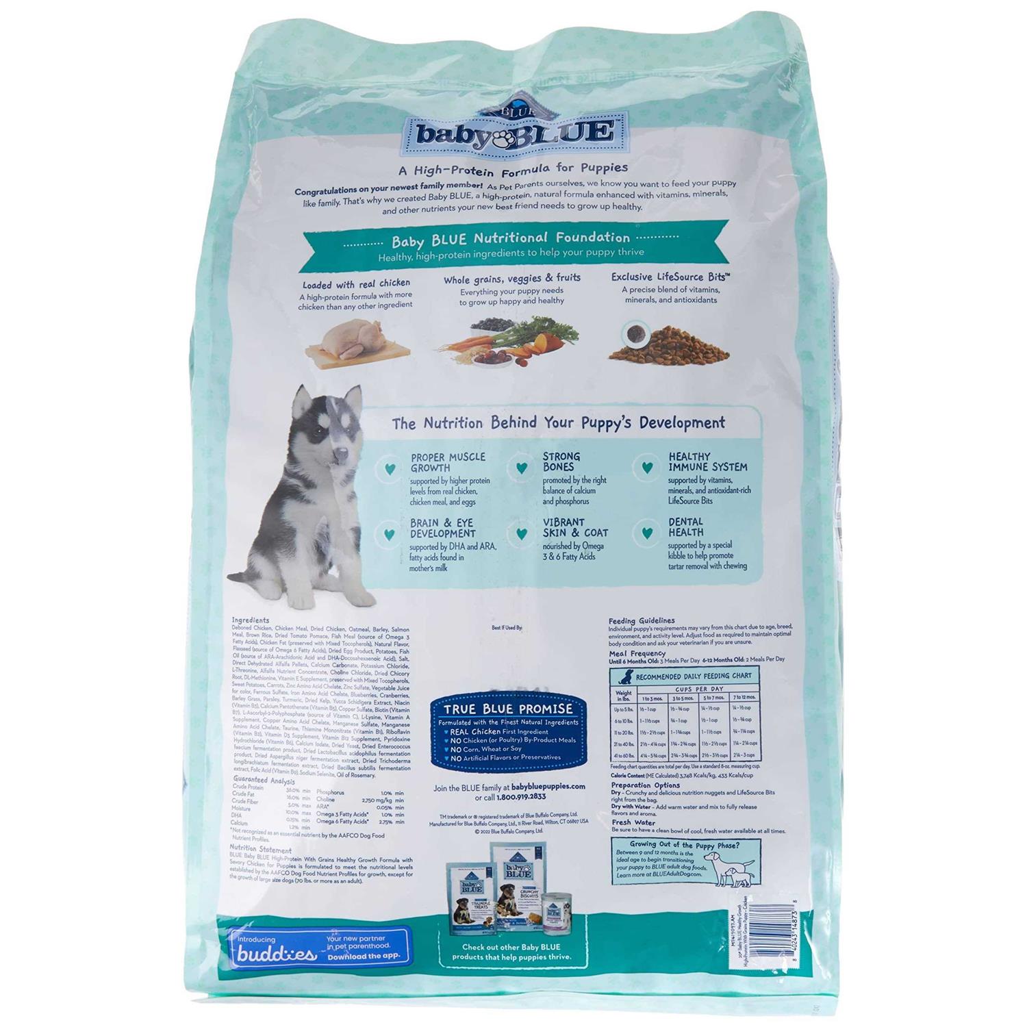 Alternative view of Blue Buffalo Baby Blue High Protein Puppy Chicken Dog