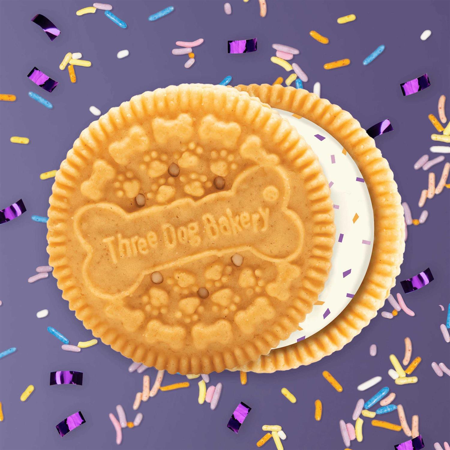 Alternative view of Three Dog Bakery Birthday Confetti Lick'n Crunch Dog Treats