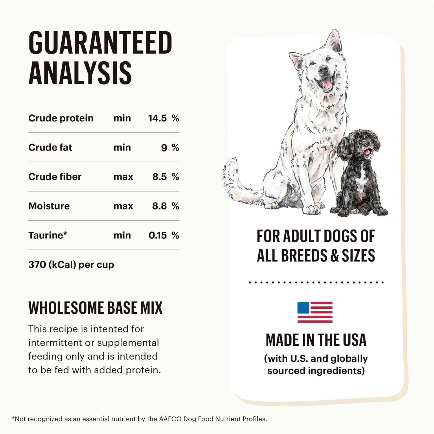 Alternative view of The Honest Kitchen Veggie Nut & Seed Base Mix Grain-Free Dehydrated Dog Food
