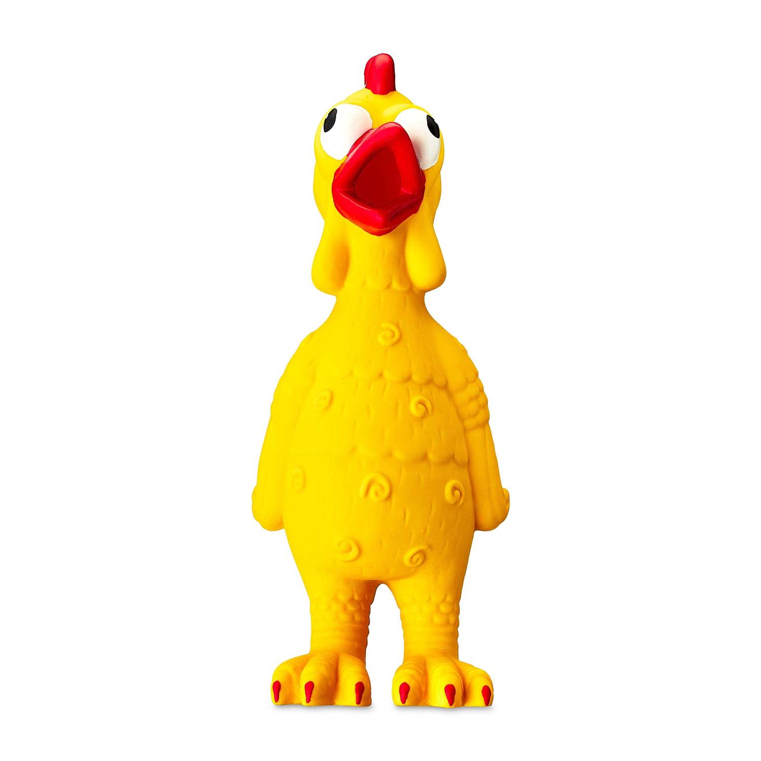Vibrant Life Playful Buddy Tie Dye Chicken Dog Toy