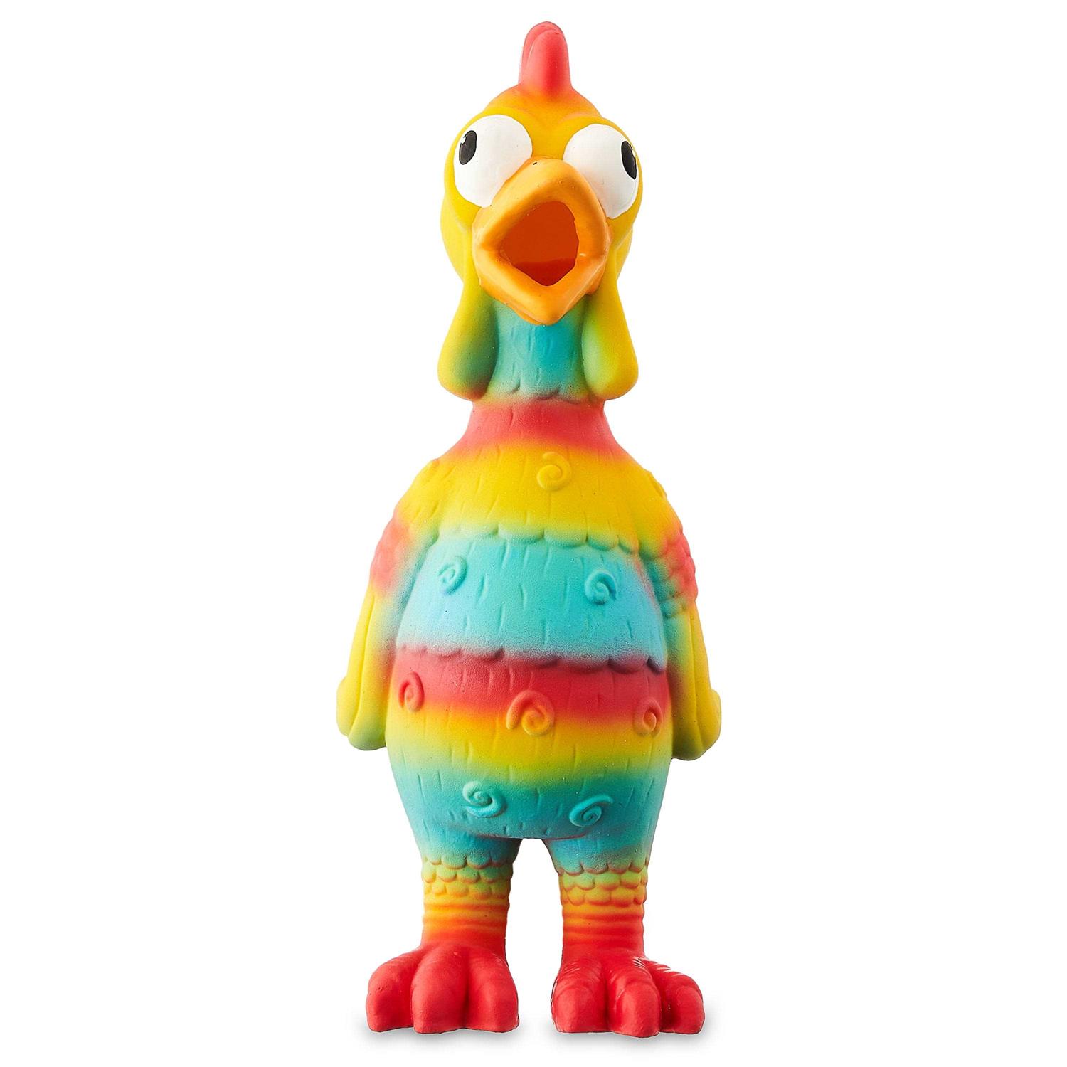 Alternative view of Vibrant Life Playful Buddy Tie Dye Chicken Dog Toy