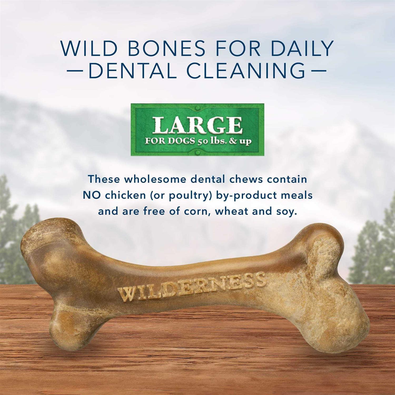 Alternative view of Blue Buffalo Wilderness Wild Bones Dental Dog Treats