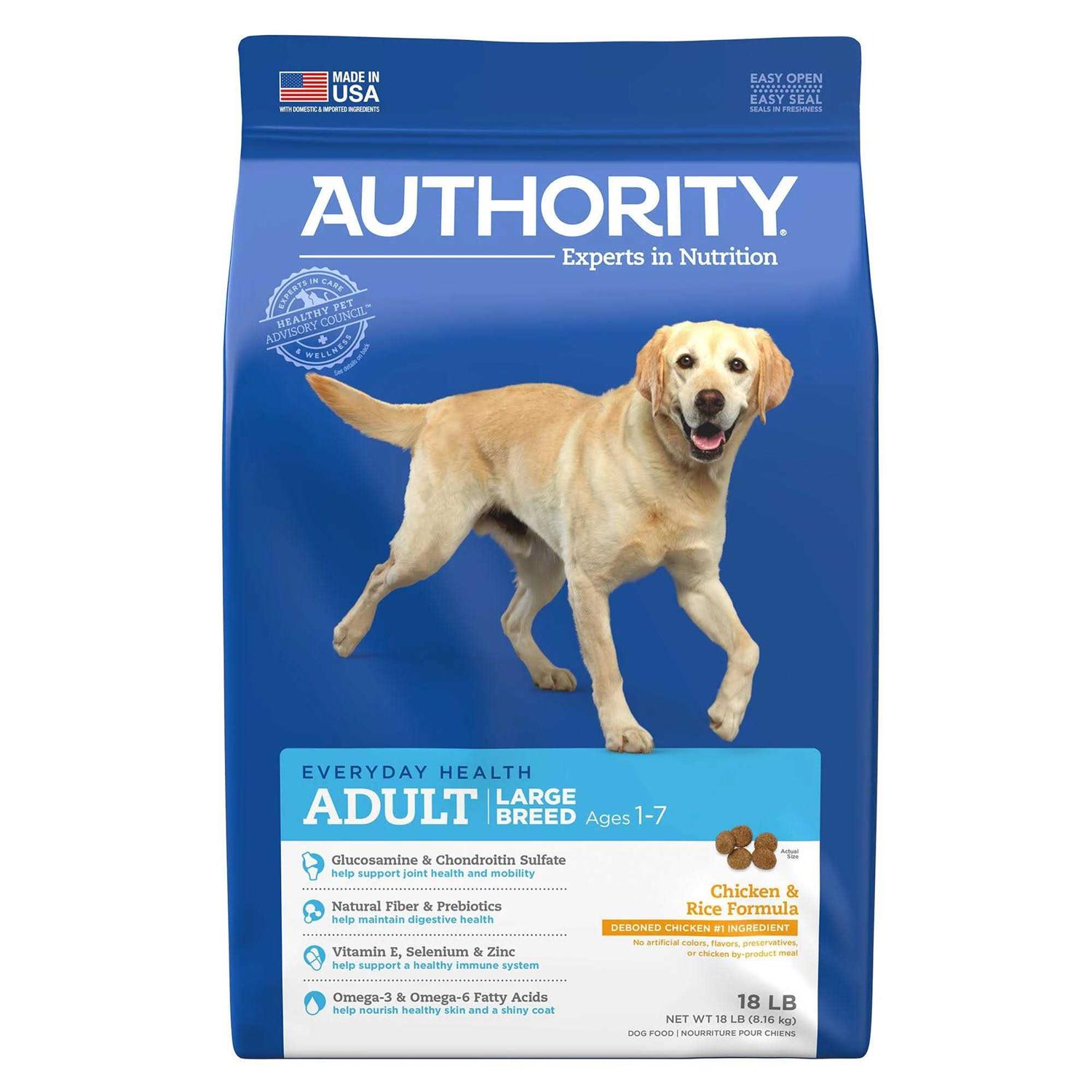 Alternative view of Authority Everyday Health Large Breed Adult Dry Dog Food