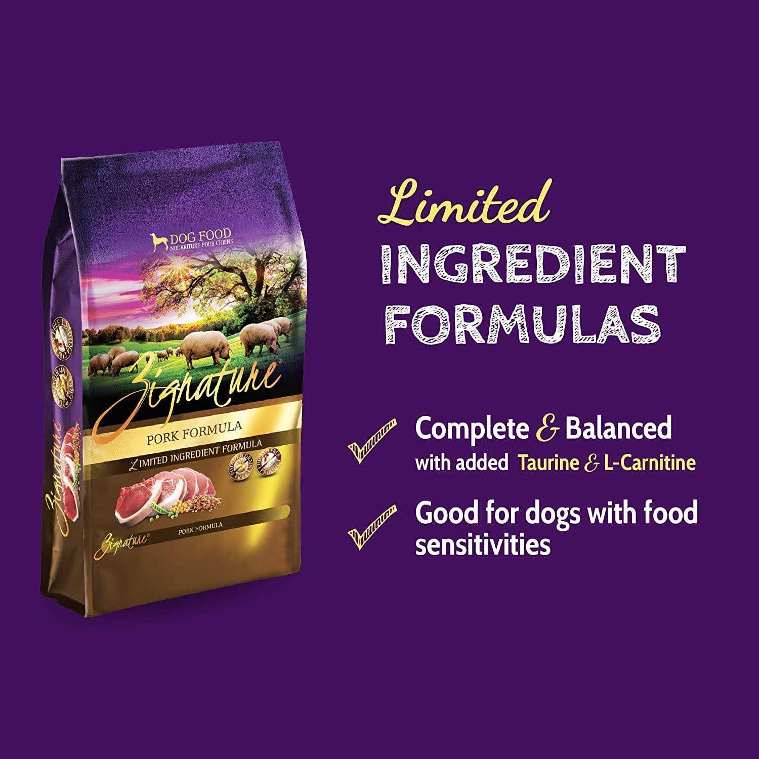 Alternative view of Zignature Limited Ingredient Pork Dry Formula Dog Food