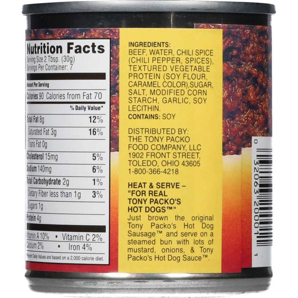 Alternative view of Tony Packo's Hot Dog Sauce