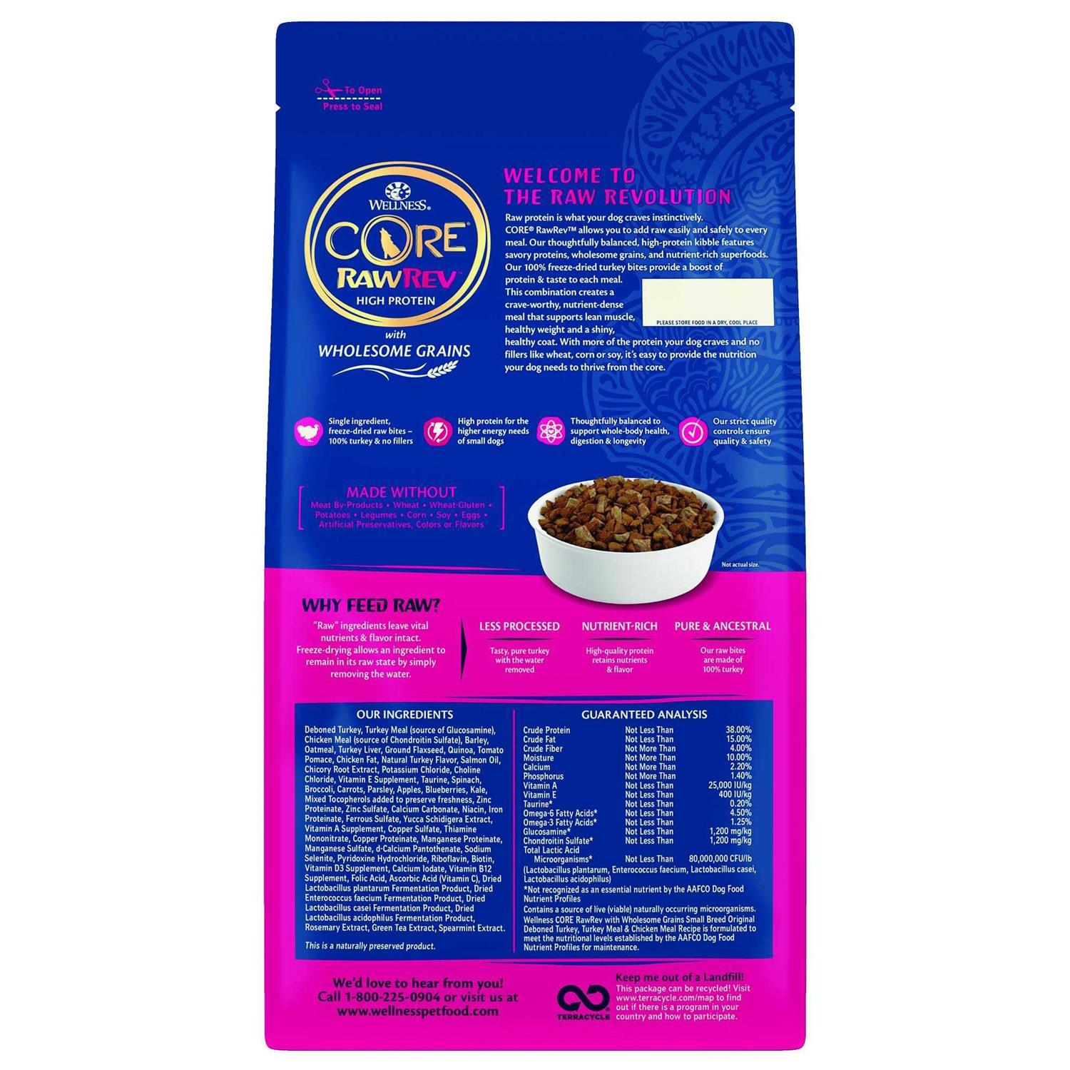 Alternative view of Wellness Core RawRev Wholesome Grains Original Recipe Dry Dog Food
