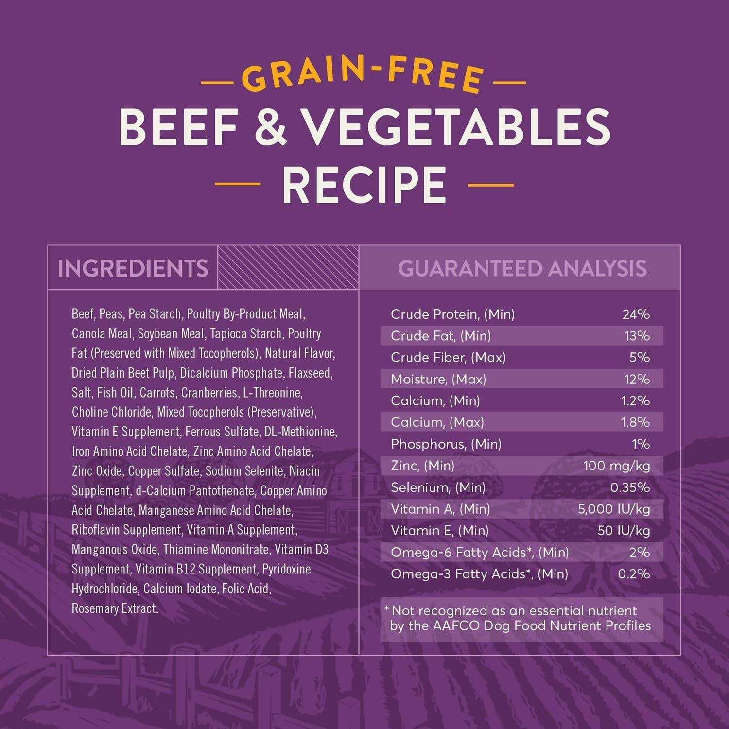 Alternative view of True Acre Foods Grain-Free Beef & Vegetable Dry Dog Food