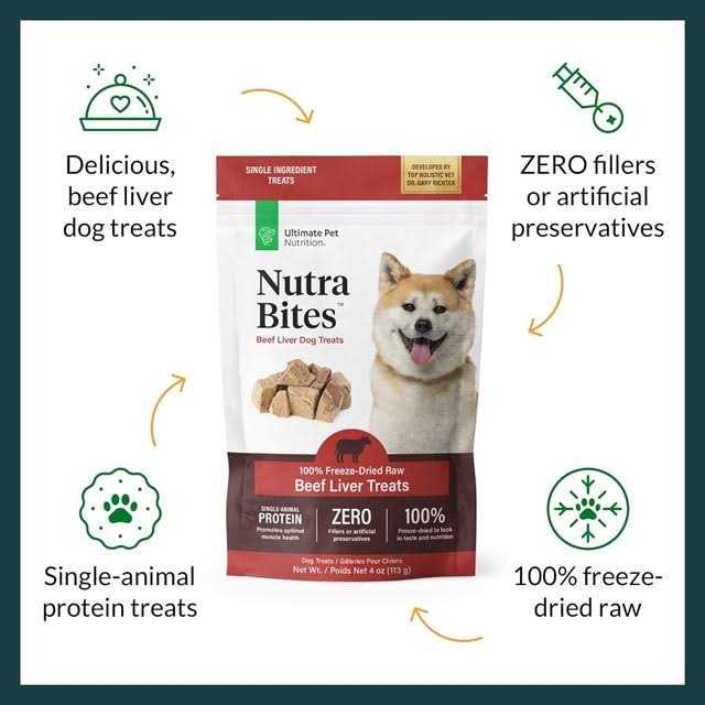 Alternative view of Ultimate Pet Nutrition Nutra Bites Liver Freeze-Dried Dog Treats