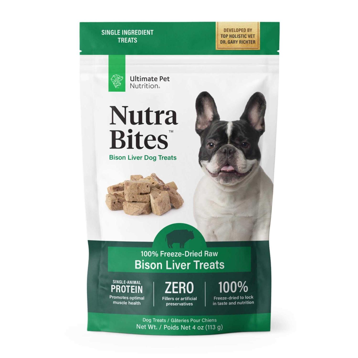 Ultimate Pet Nutrition Nutra Bites Liver Freeze-Dried Dog Treats