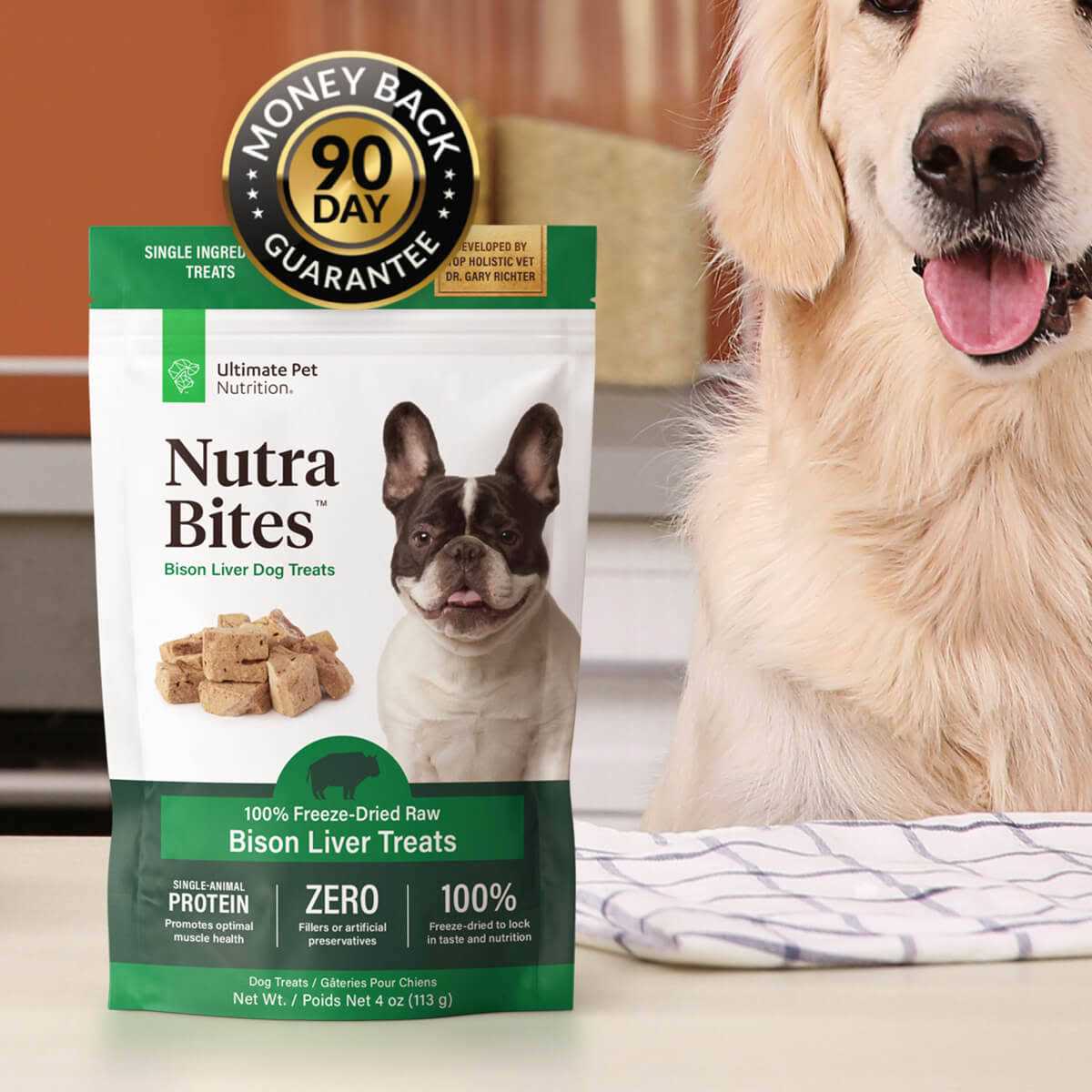 Alternative view of Ultimate Pet Nutrition Nutra Bites Liver Freeze-Dried Dog Treats