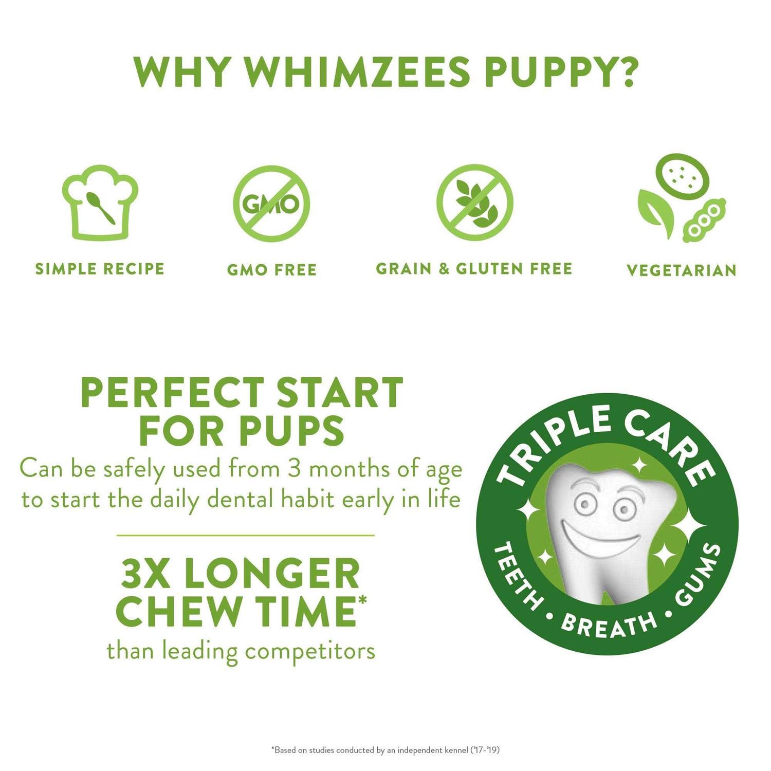 Alternative view of Whimzees Dental Puppy Treats