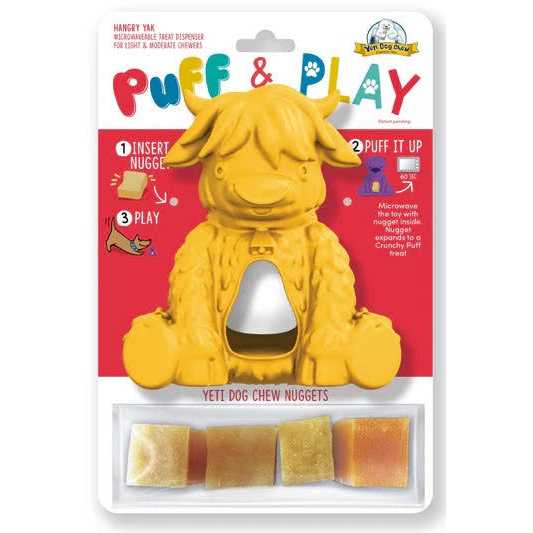 Alternative view of Yeti Dog Puff & Play Toy