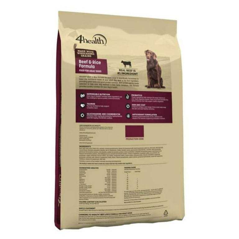 Alternative view of 4health Wholesome Grains Adult Beef and Rice Formula Dry Dog Food