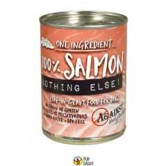 Against the Grain Nothing Else Grain Free One Ingredient 100% Salmon Canned Dog Food - 11 oz, case of 12 | PetFlow