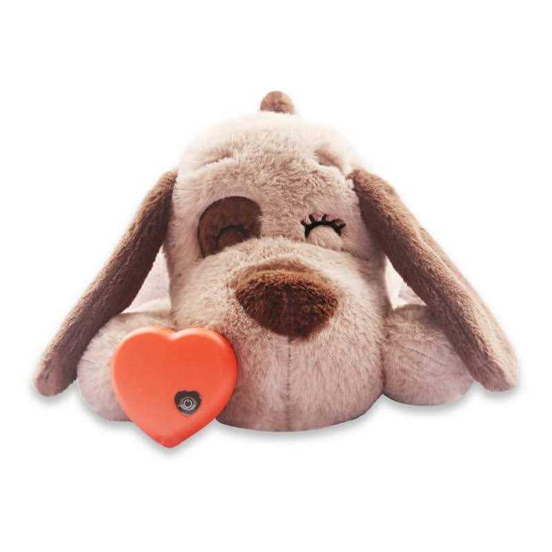 BEVERLYSHARK Beverly Shark Puppy Heartbeat Toy Dog Anxiety Relief Calming Aid Puppy Heartbeat Stuffed Animal Behavioral Training Sleep Aid Comfort